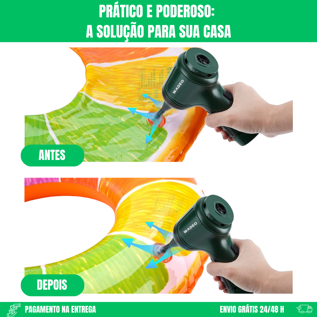 Aspirador de automóvel portátil 3 em 1