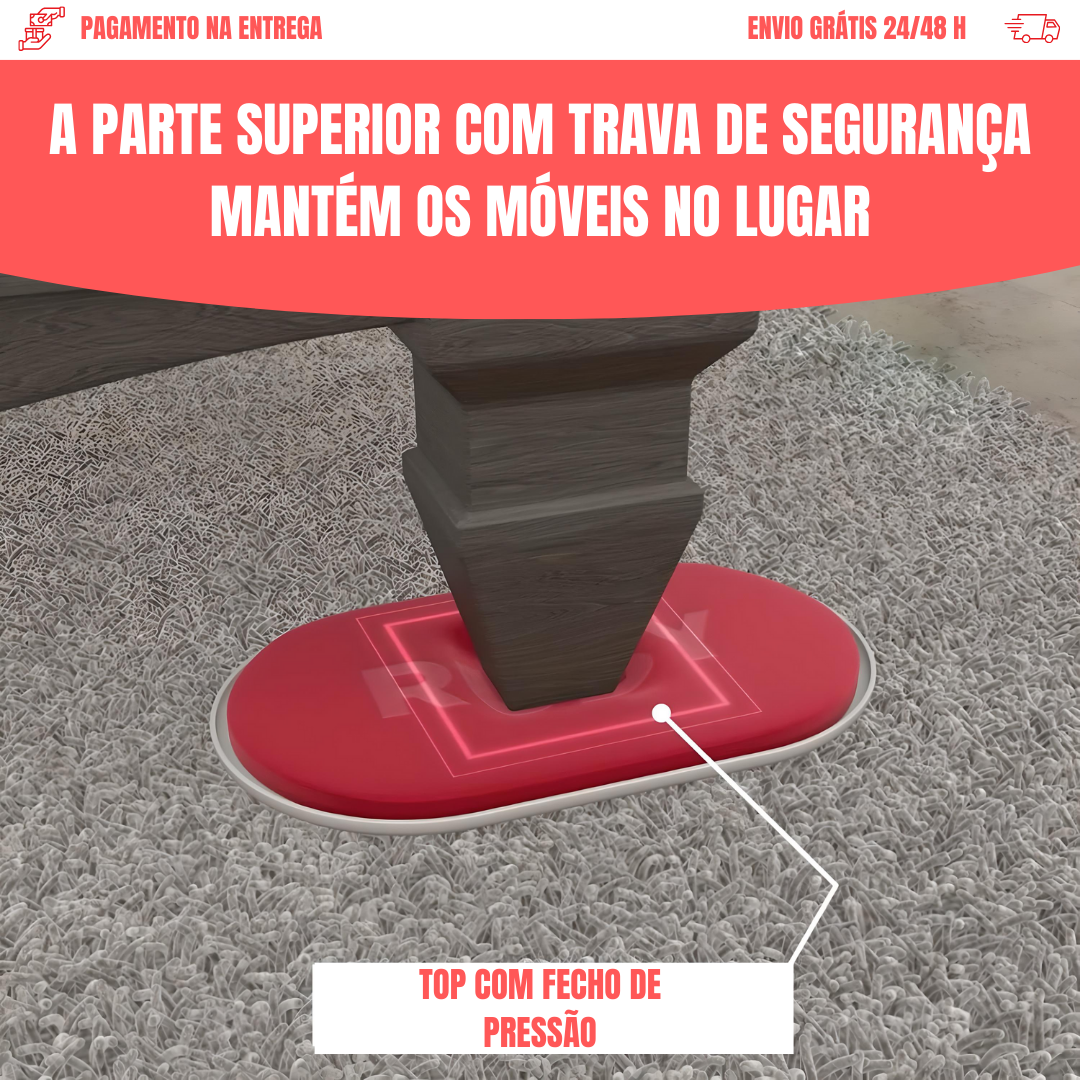 Deslizadores de móveis sem esforço